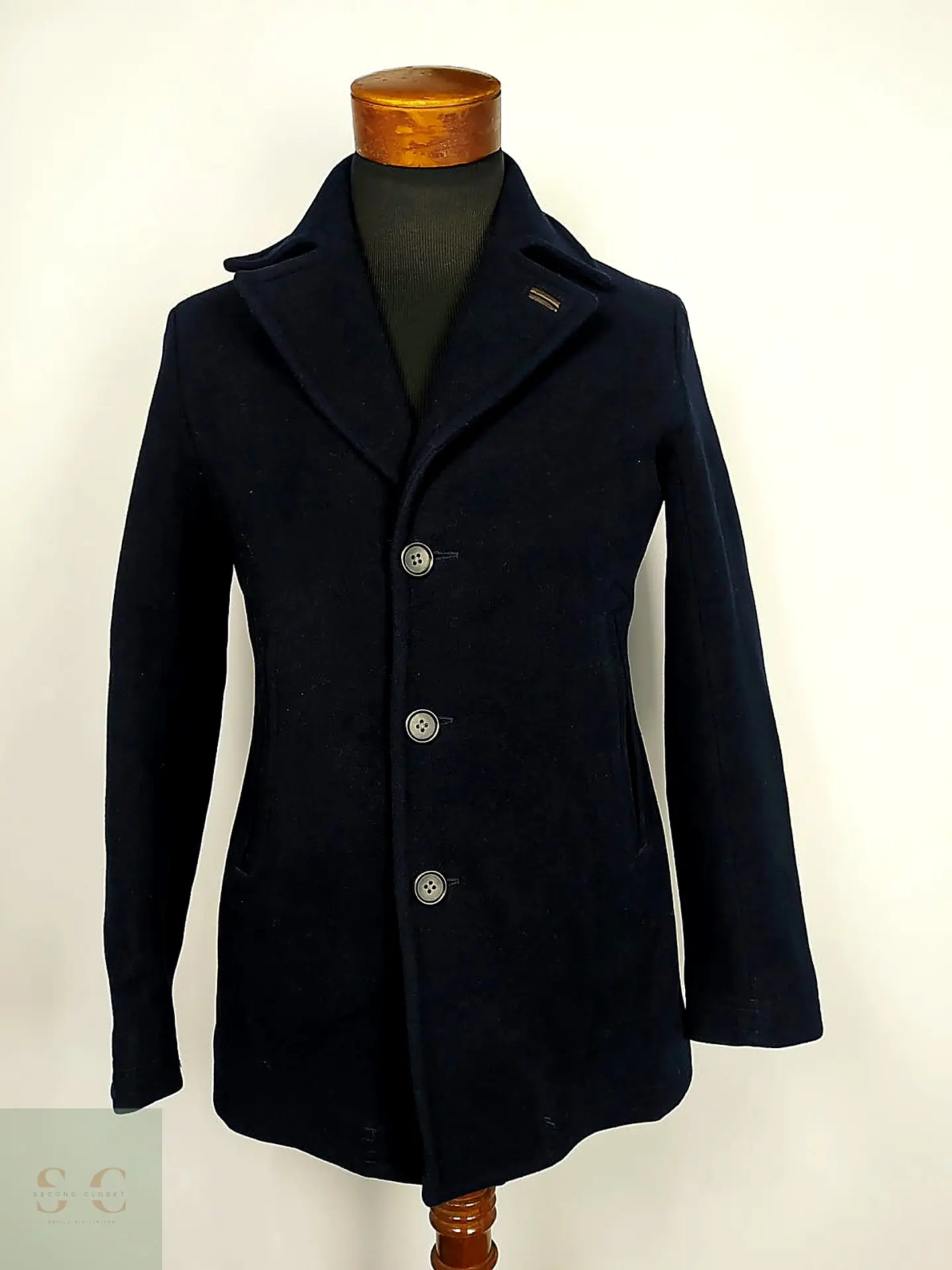 Abrigo Corto en Paño de Lana UNITED ARROWS Talla S 4