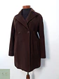 Abrigo Entallado de Lana y Angora Burberry Talla M - Miniatura 2