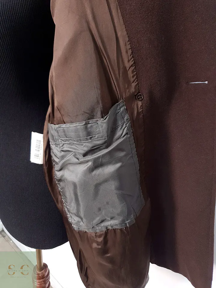Abrigo Entallado de Lana y Angora Burberry Talla M 9