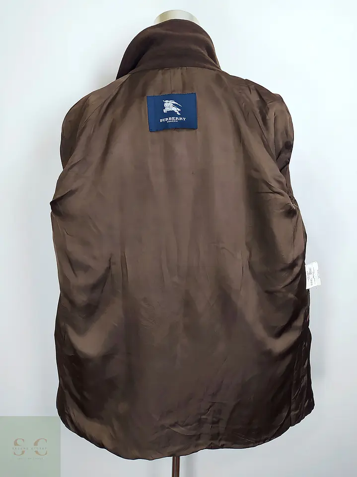 Abrigo Entallado de Lana y Angora Burberry Talla M 11