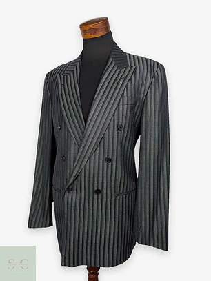 Blazer Cruzado con Raya Diplomática Roy Robson Talla L/XL