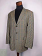Blazer de Tweed con Cuadro Inglés Franco Callegari Talla XL/XXL - Miniatura 2