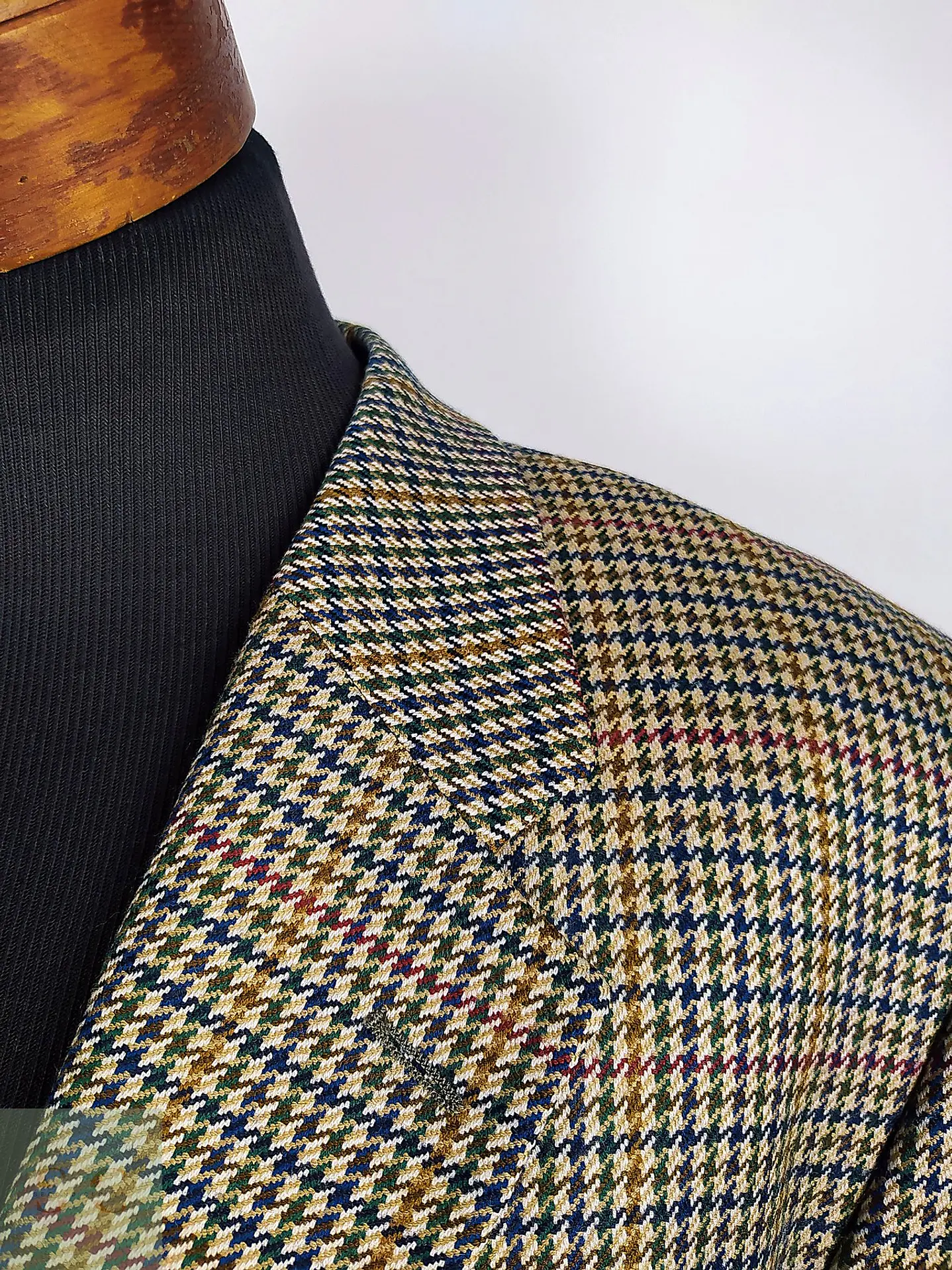 Blazer de Tweed con Cuadro Inglés Franco Callegari Talla XL/XXL 7