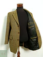 Blazer de Lana Virgen en Tejido Espiga Camel Toyner Talla L/XL - Miniatura 3