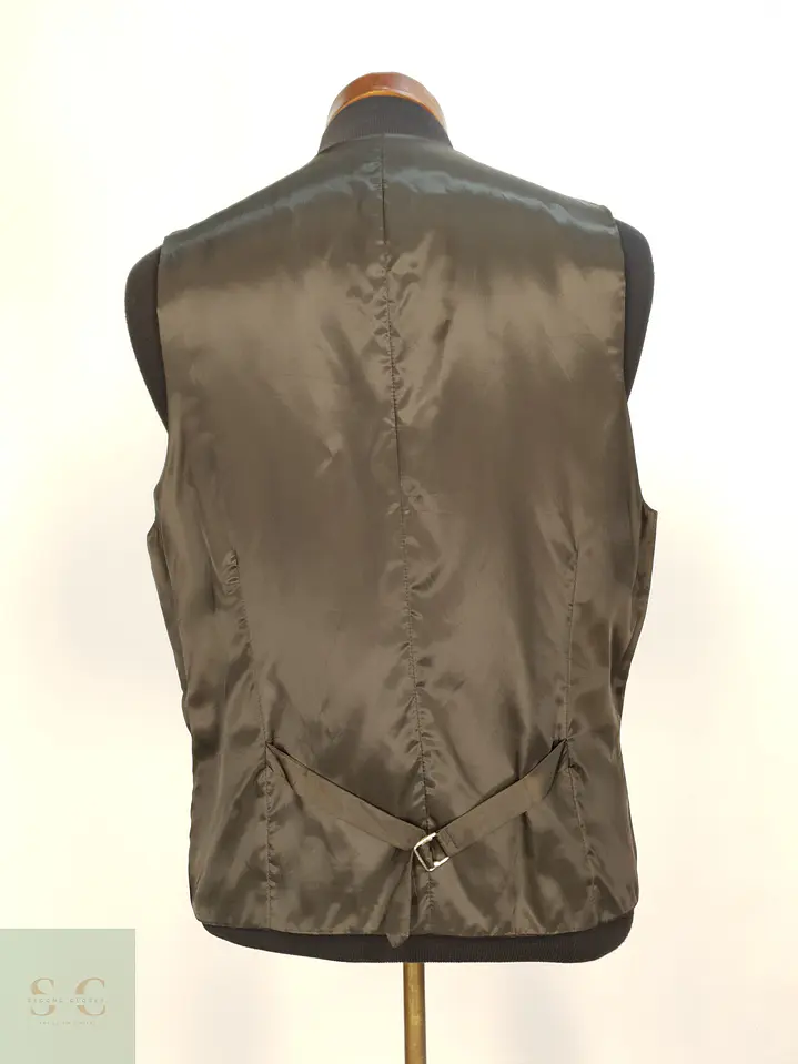 Chaleco Sastre Formal Rayado Talla ML 4