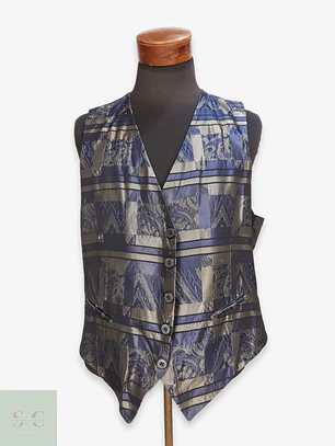 Chaleco Sastre de Fantasía en Jacquard Theo Wormland Talla L