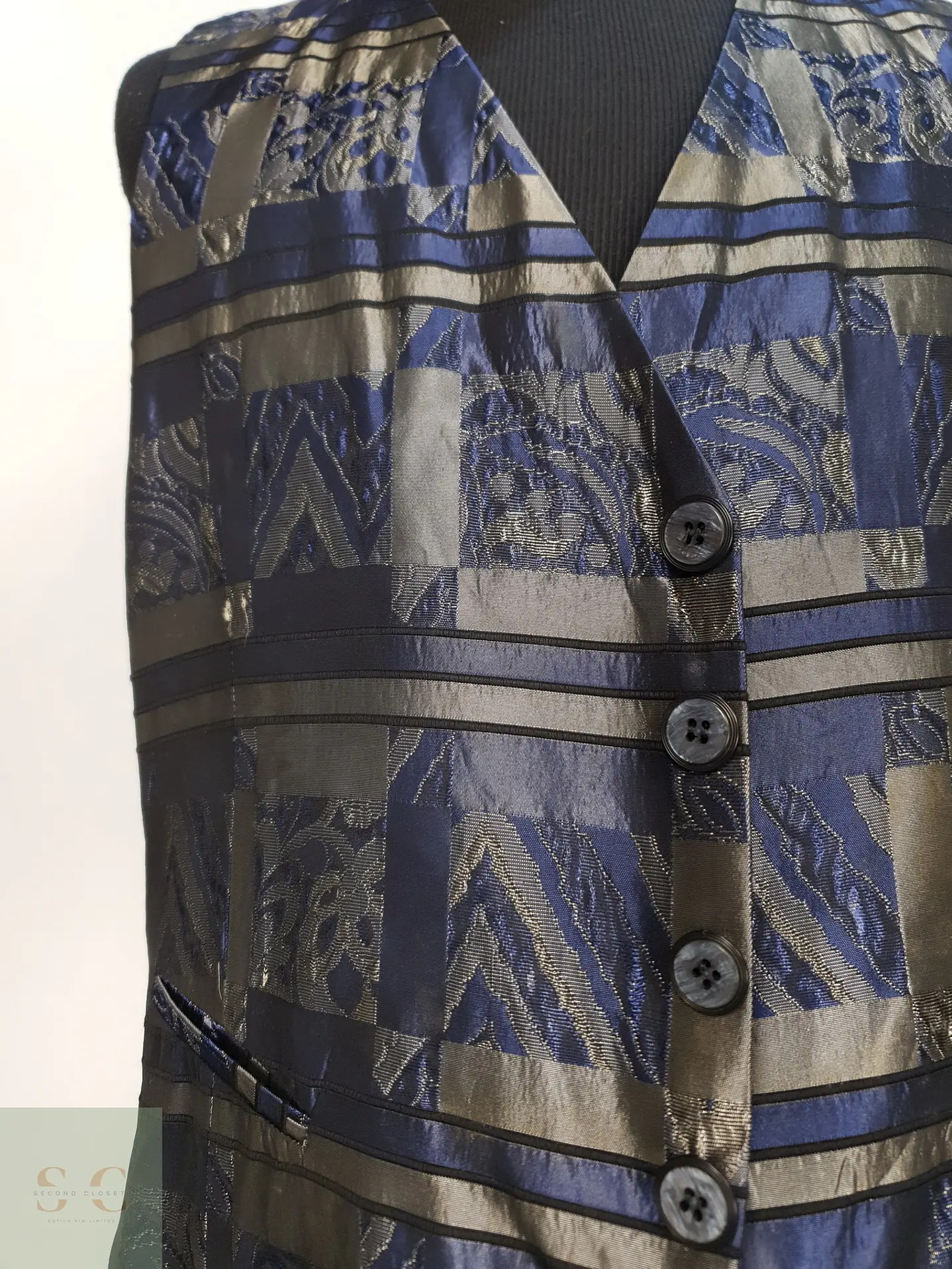 Chaleco Sastre de Fantasía en Jacquard Theo Wormland Talla L 3
