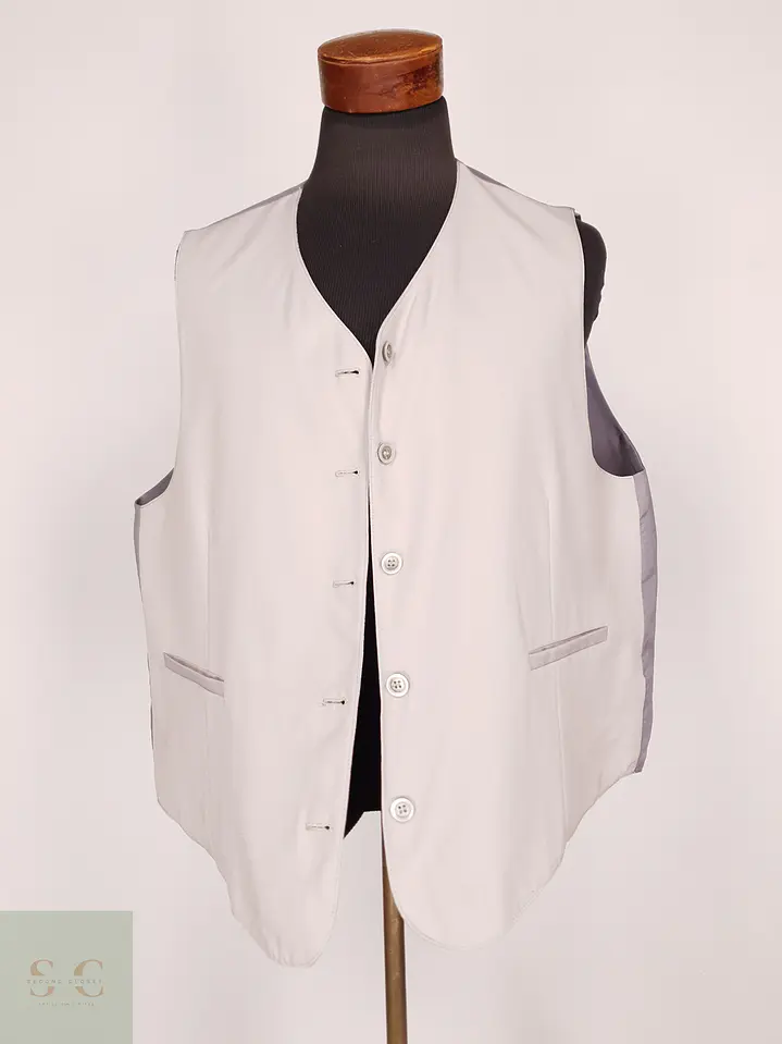 Chaleco Sastre Reversible Gris Talla XL 2