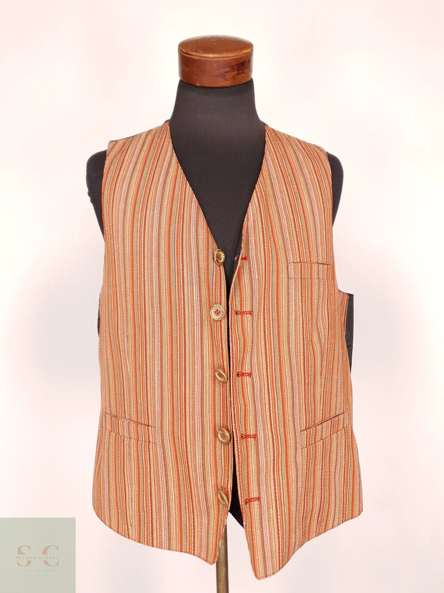 Chaleco Sastre de Mezcla con Lino New Fast Talla ML 2