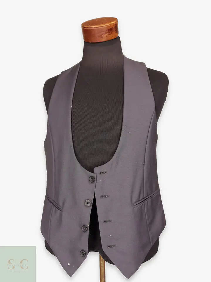Chaleco Formal de Lana y Mohair Wilvorst Talla M 1