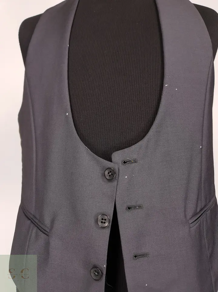 Chaleco Formal de Lana y Mohair Wilvorst Talla M 4