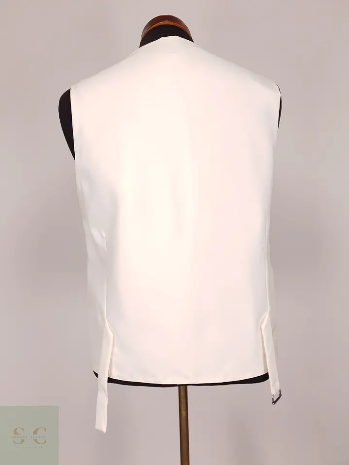 Chaleco Formal de Jacquard Arabesco Léo Balzamo Talla M 5