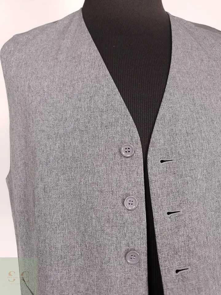 Chaleco Formal Sastre Gris Talla XL 3