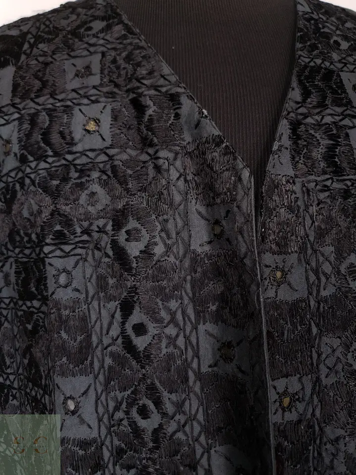 Chaleco Bordado de Algodón LW Shop Talla LXL 3