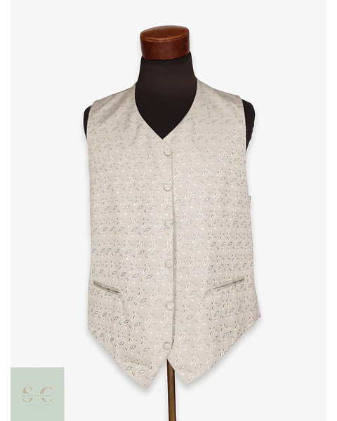 Chaleco Ceremonial de Jacquard Botánico Wilvorst Talla L