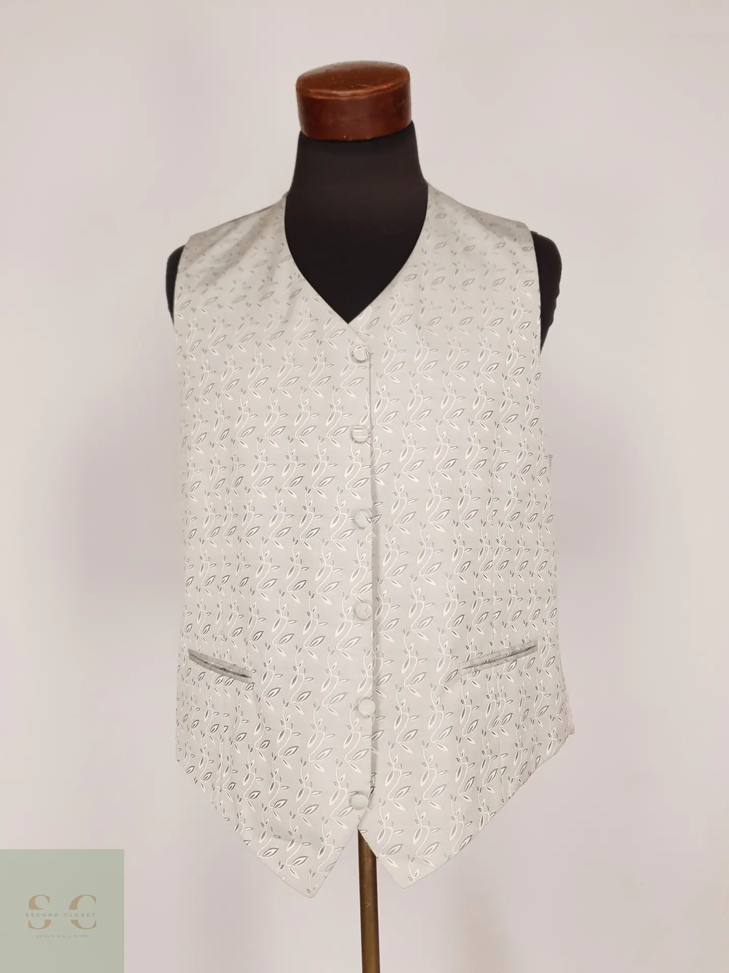 Chaleco Ceremonial de Jacquard Botánico Wilvorst Talla L 2