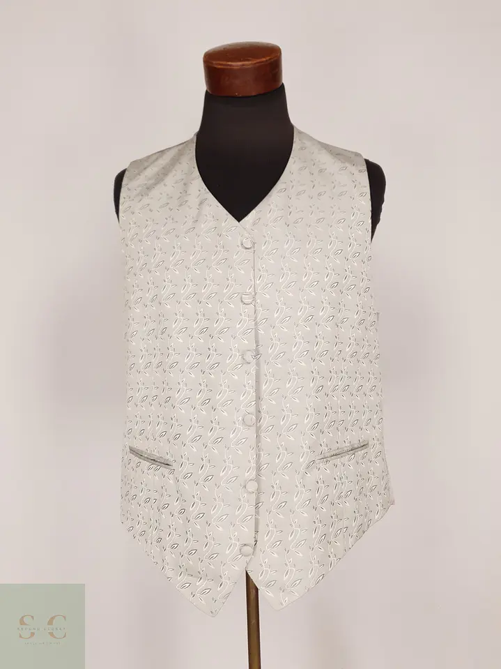 Chaleco Ceremonial de Jacquard Botánico Wilvorst Talla L 2