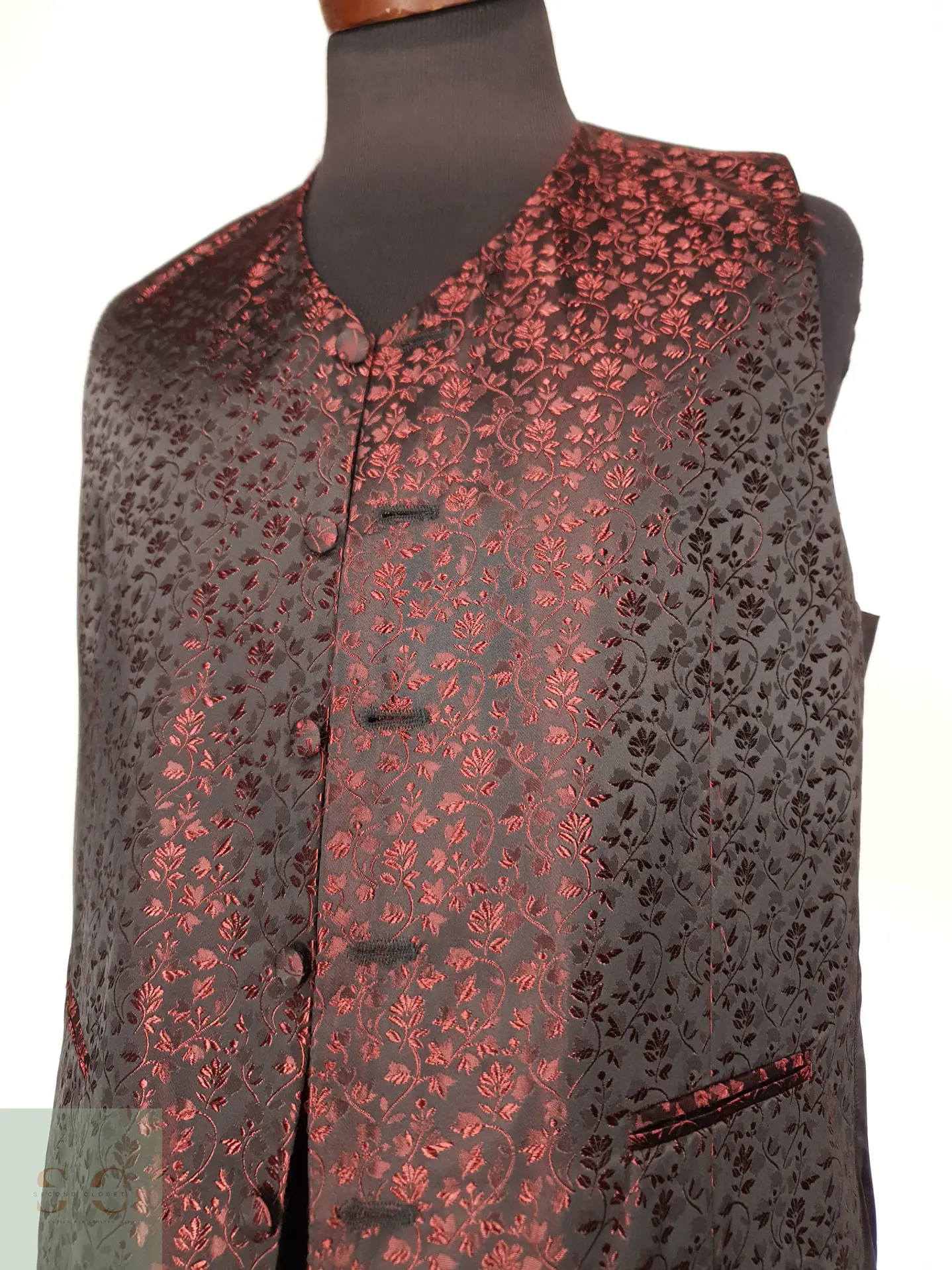 Chaleco Sastre Jacquard Brocado Wilvorst Talla M 5