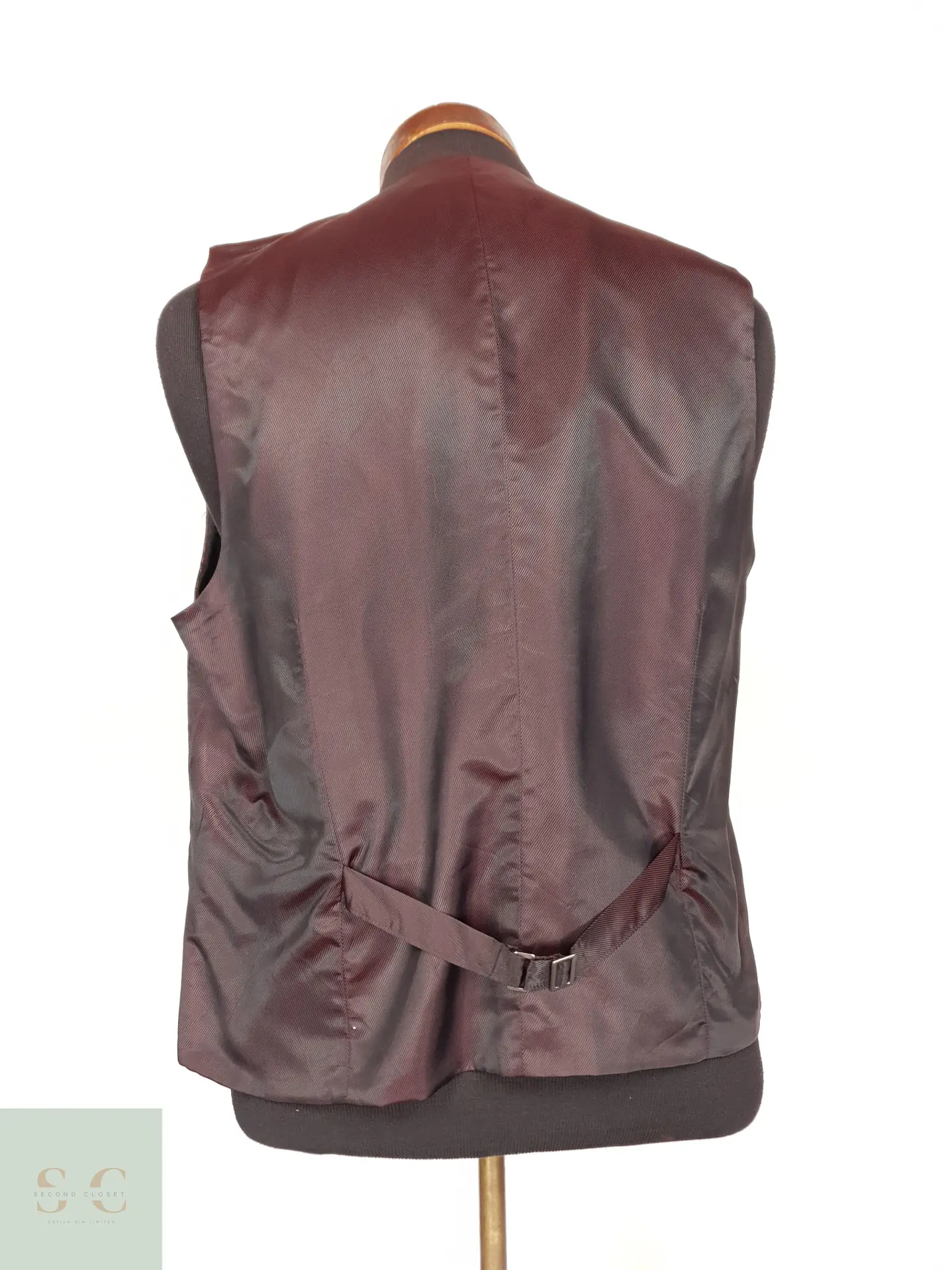 Chaleco Sastre Jacquard Brocado Wilvorst Talla M 6