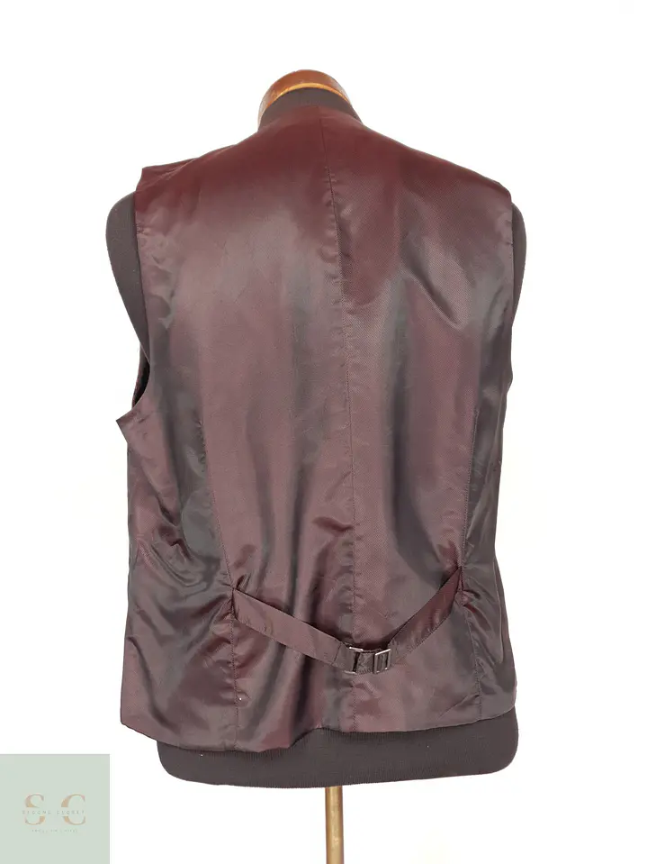 Chaleco Sastre Jacquard Brocado Wilvorst Talla M 6