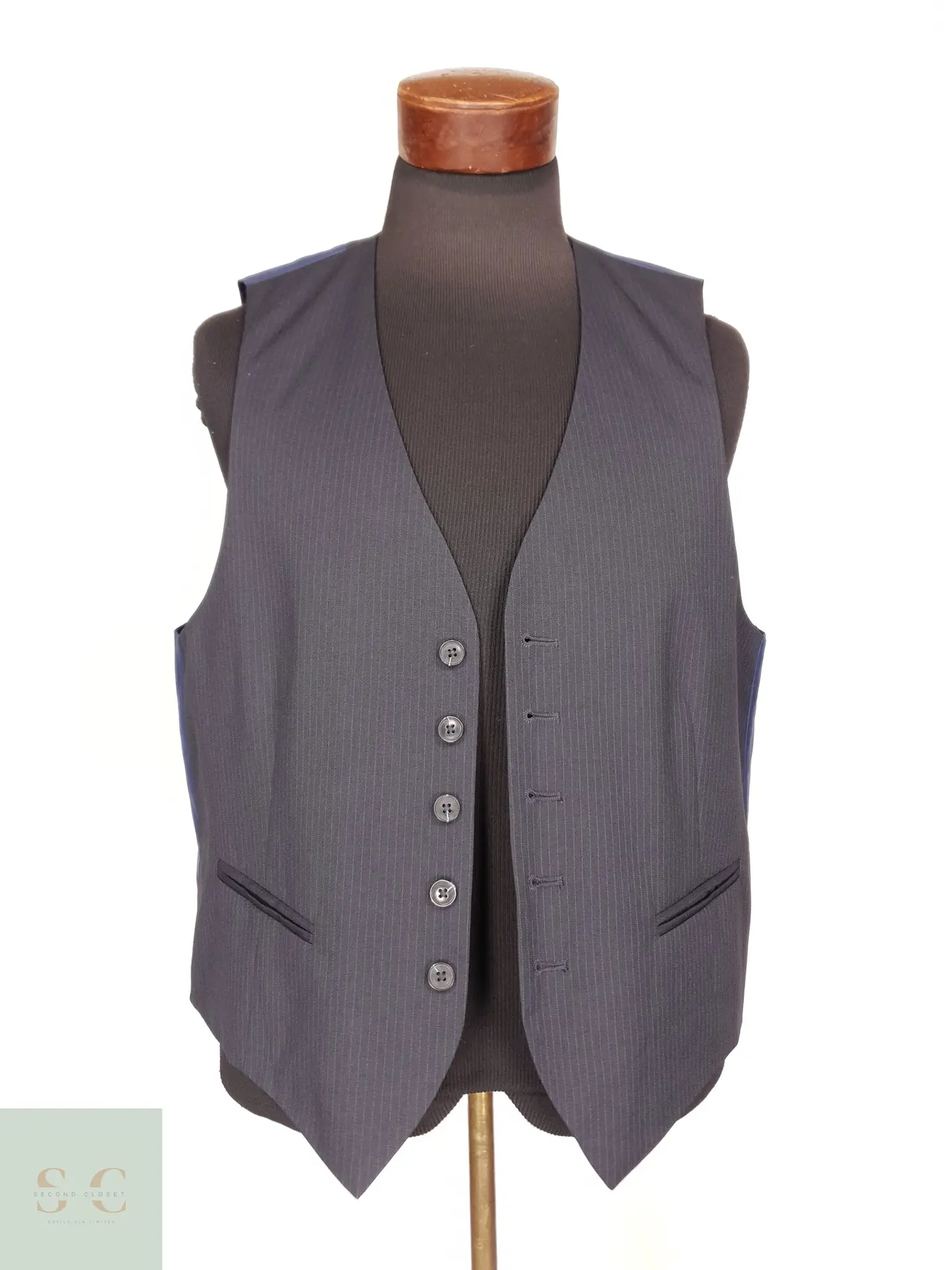 Chaleco Sastre de Raya Diplomática C&A Talla ML 2
