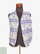 Chaleco Reversible de Lino Estampado Talla ML - Miniatura 1