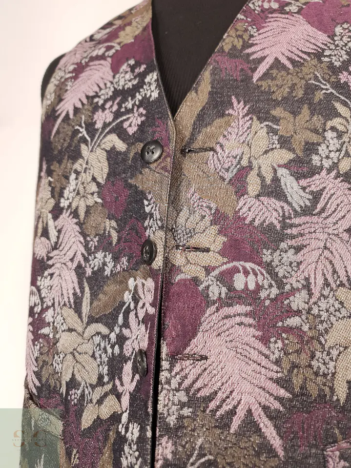 Chaleco Sastre en Jacquard Botánico New Fast Talla LXL 3