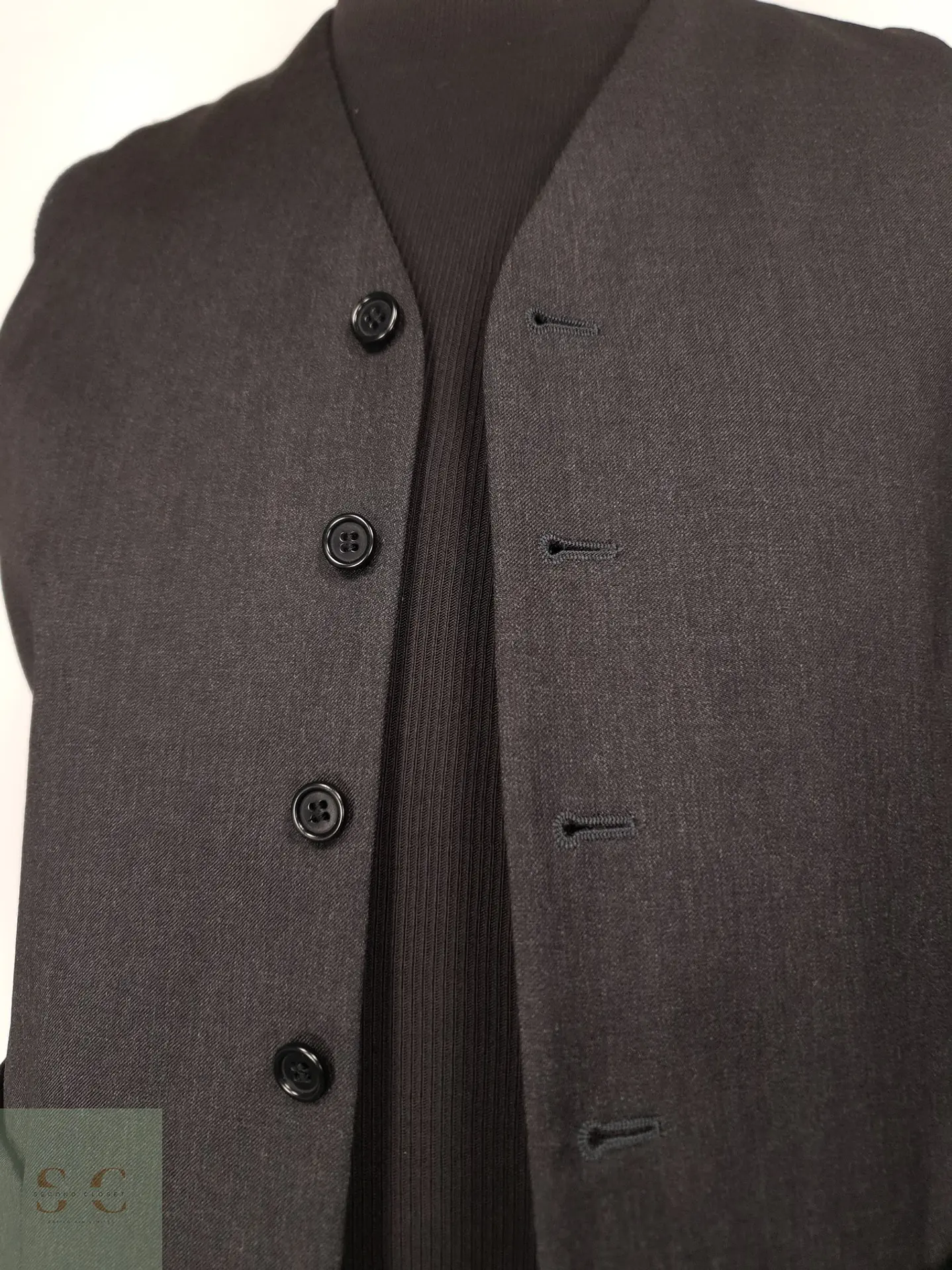 Chaleco Sastre Clásico de Lana Virgen Hugo Boss Talla SM 3