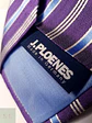 Corbata de Seda a Rayas Diagonales J.Ploenes - Miniatura 3