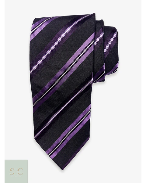 Corbata de Seda con Rayas Diagonales Selection by s.Oliver