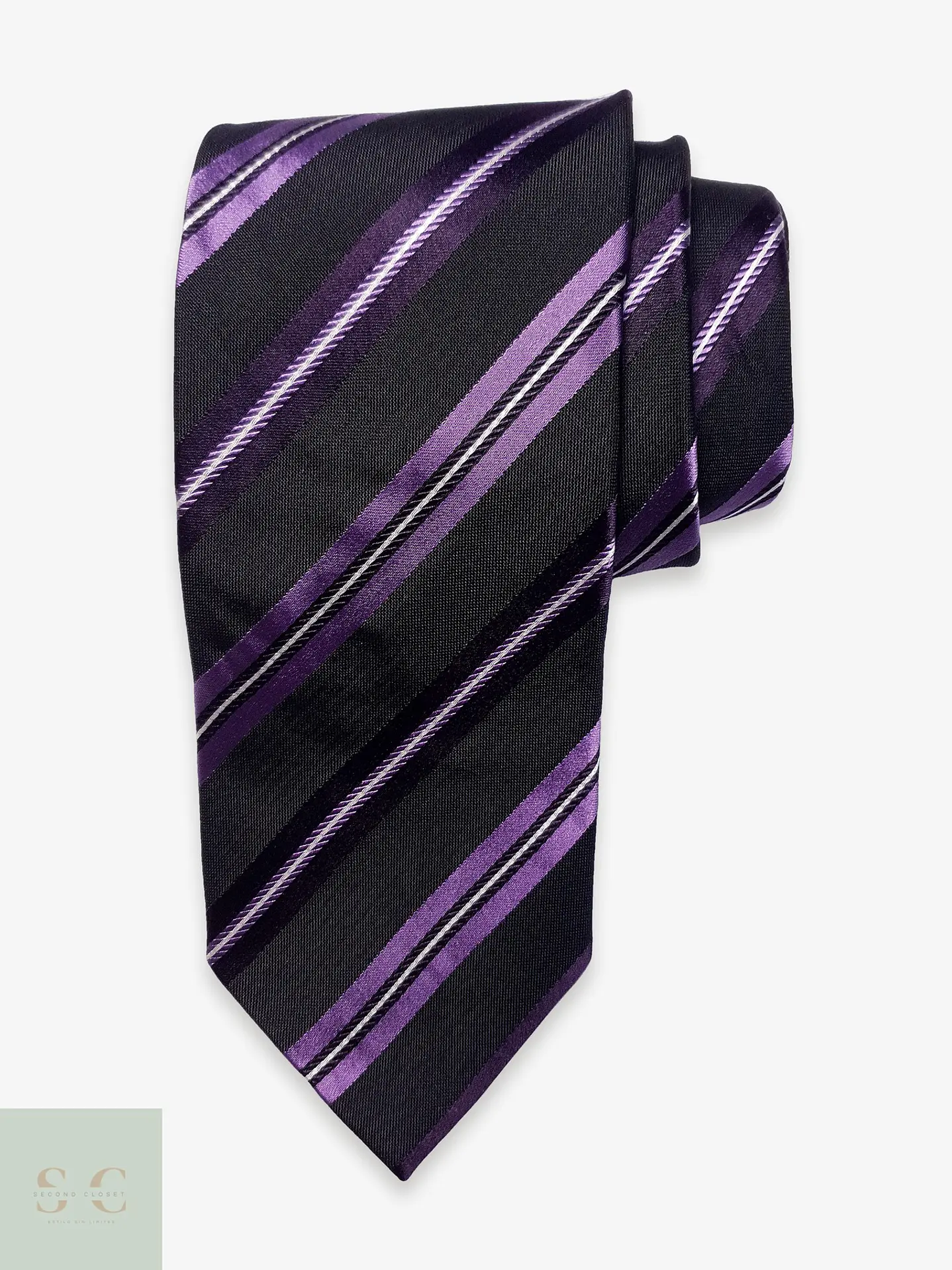 Corbata de Seda con Rayas Diagonales Selection by s.Oliver 1