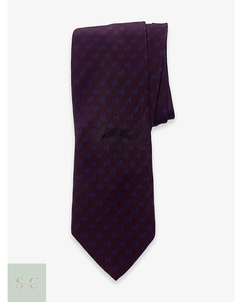 Corbata Clásica de Seda con Microestampado Seidenfutter