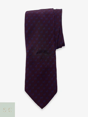 Corbata Clásica de Seda con Microestampado Seidenfutter