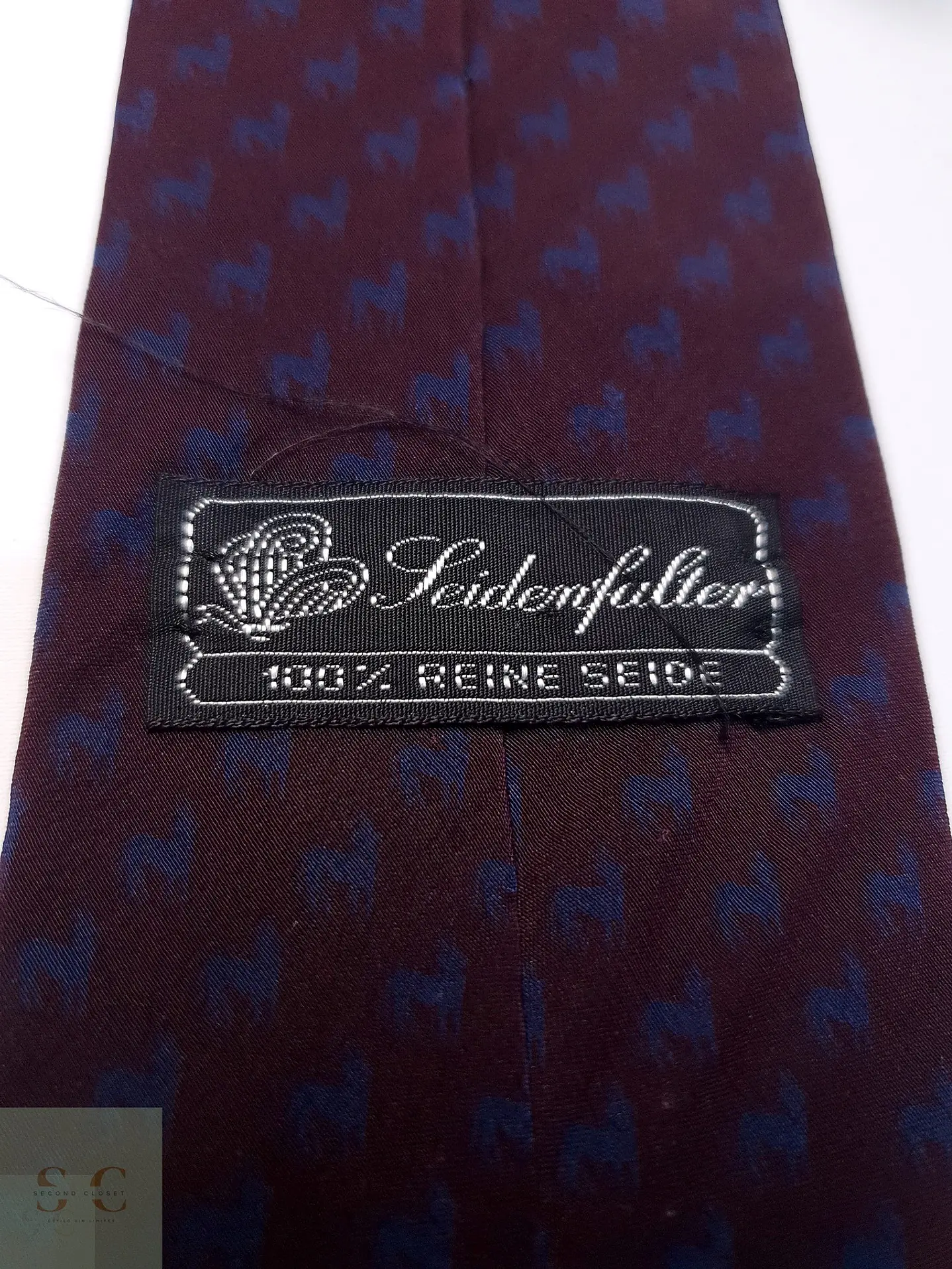 Corbata Clásica de Seda con Microestampado Seidenfutter 3