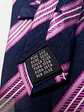 Corbata Clásica de Seda a Rayas Diagonales - Miniatura 3