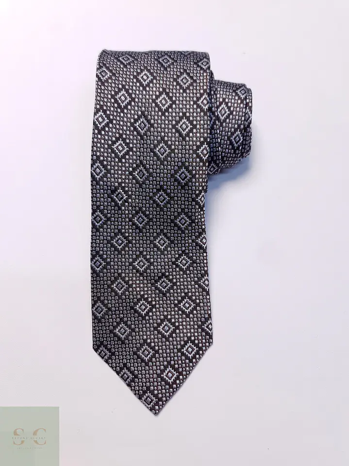 Corbata de Seda Micro-Geométrica Tino Cosma 2