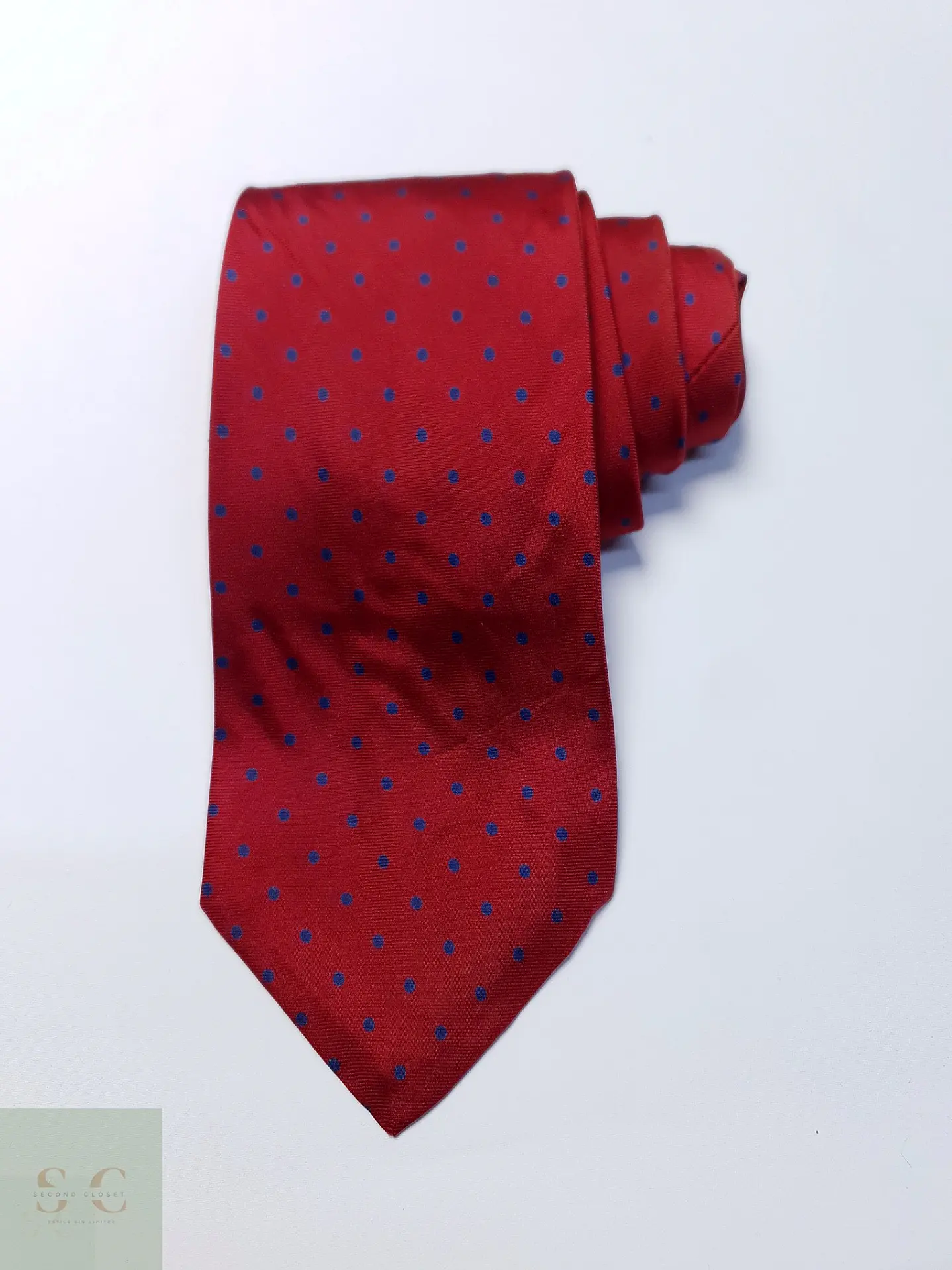 Corbata de Seda Jacquard con Lunares John Comfort 2