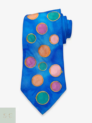 Corbata de Seda con Patrón Artístico Artys