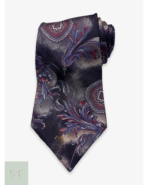 Corbata de Seda en Patrón Paisley Henry Grethel