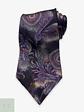 Corbata de Seda en Patrón Paisley Henry Grethel - Miniatura 1