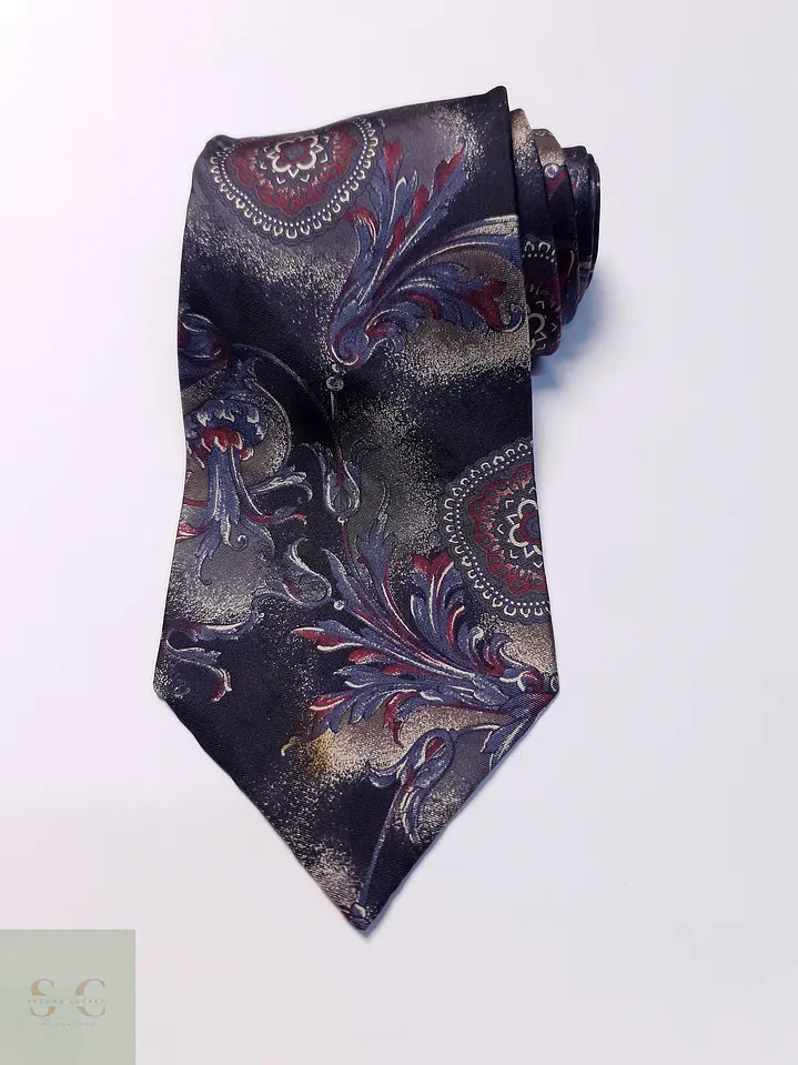 Corbata de Seda en Patrón Paisley Henry Grethel 2