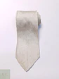 Corbata de Seda Marfil con Trama Geométrica P'NA - Miniatura 2