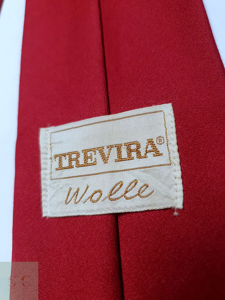 Corbata Clásica en Mezcla de Lana Trevira Wolle 3