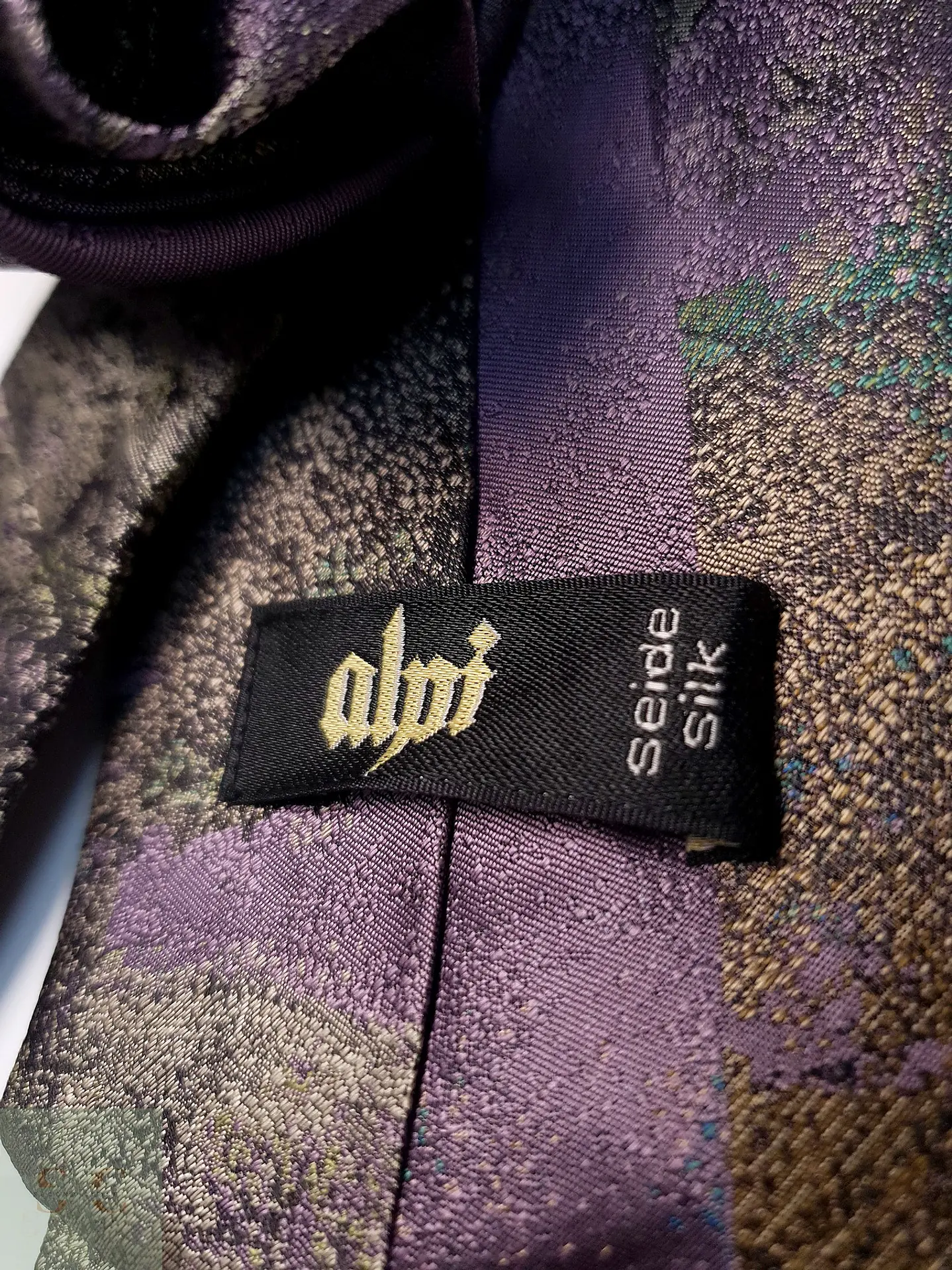 Corbata de Seda Tejida Motivo Jacquard Alpi 3