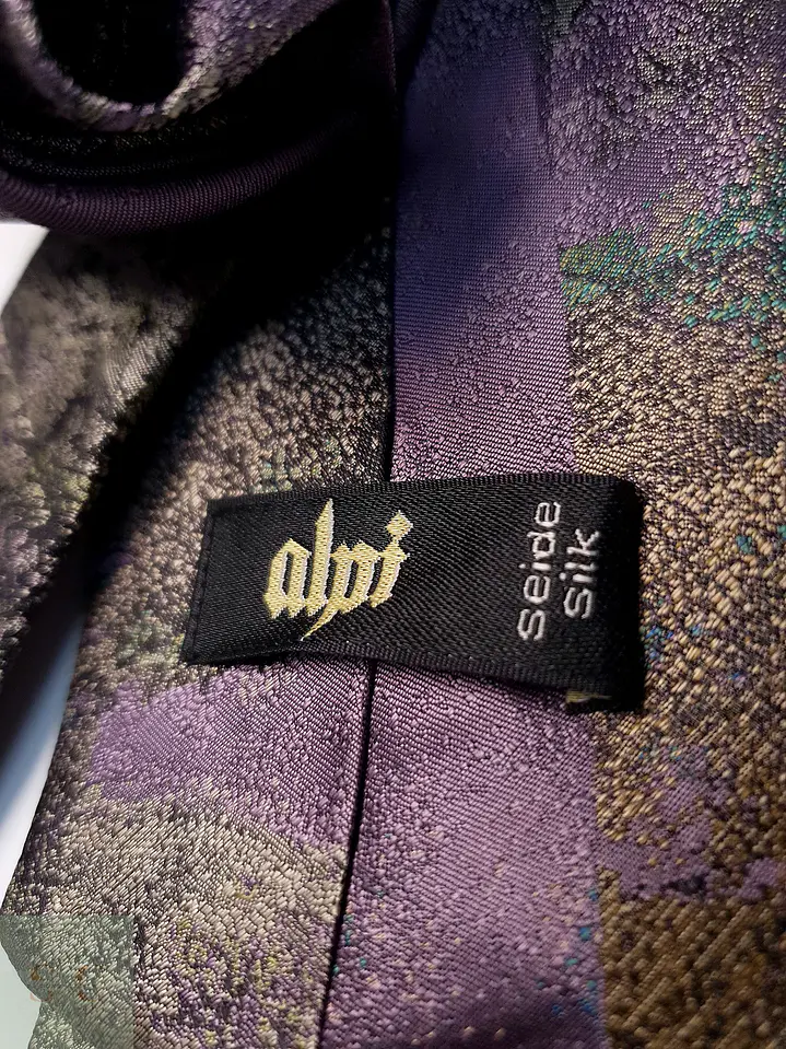 Corbata de Seda Tejida Motivo Jacquard Alpi 3