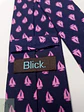 Corbata de Seda Estampada con Motivo Náutico Blick. - Miniatura 3