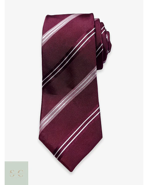 Corbata Regimental de Seda Hemlock