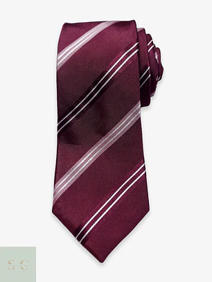 Corbata Regimental de Seda Hemlock