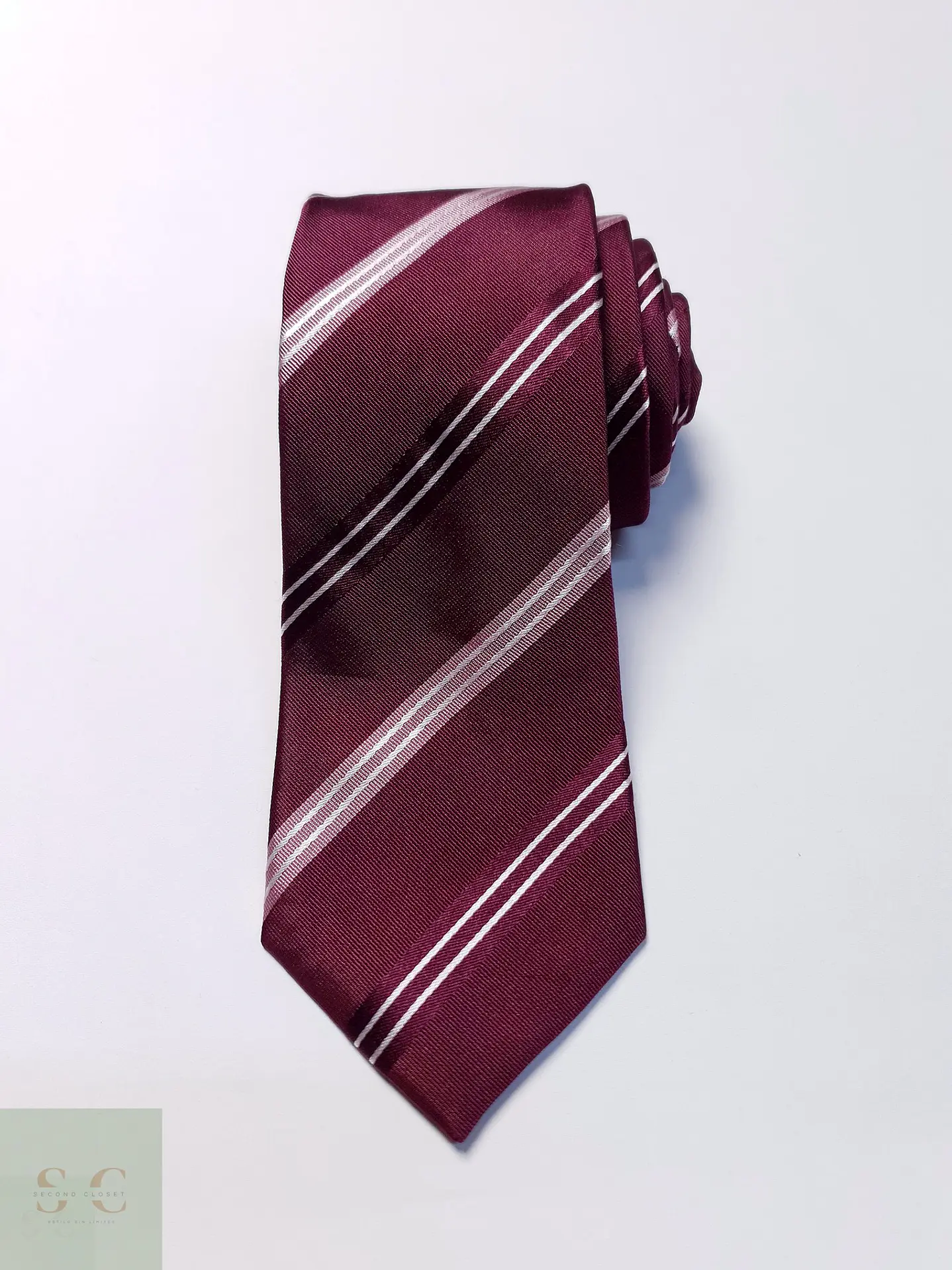 Corbata Regimental de Seda Hemlock 2
