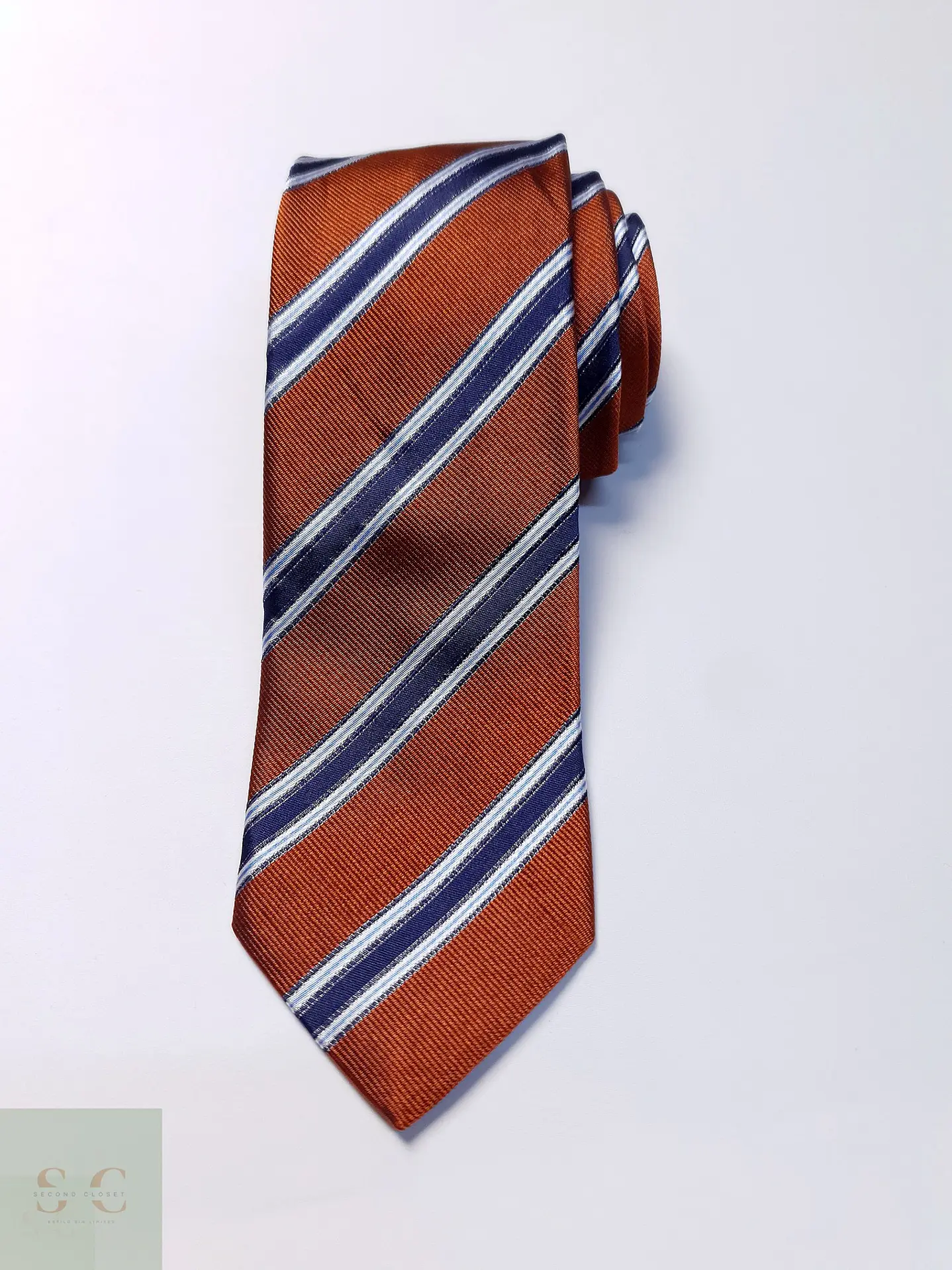 Corbata de Seda de Rayas Diagonales Ascot 2
